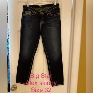 Big Star Women's Alex Skinny Jeans - Midnight Blue